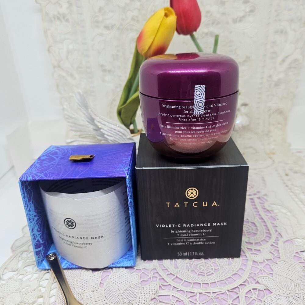 NEW Tatcha Violet C Radiance Mask 1.7oz 50ml New SEALED In Box